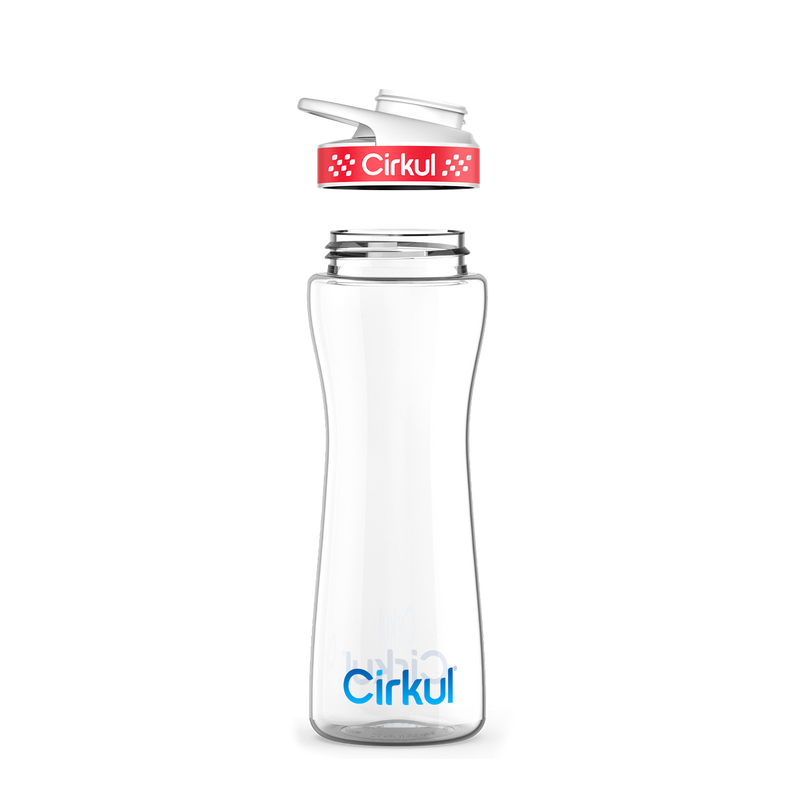 22oz. Plastic Bottle & Comfort Grip Lid (DF2K)
