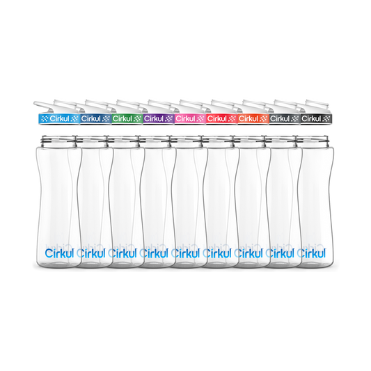 22oz. Plastic Bottle & Comfort Grip Lid (DF2K)