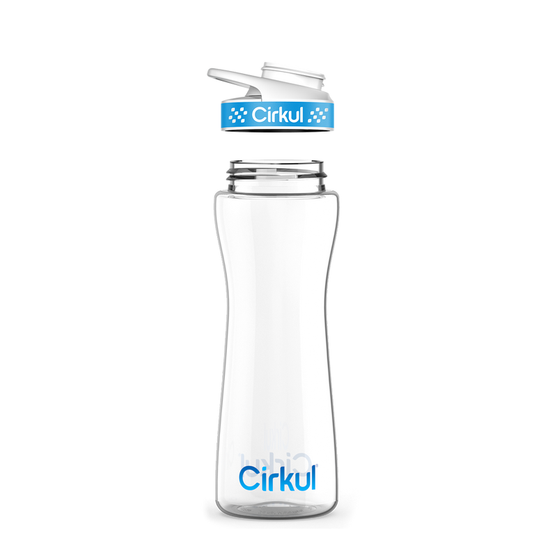 22oz. Plastic Bottle & Comfort Grip Lid (DF2K)