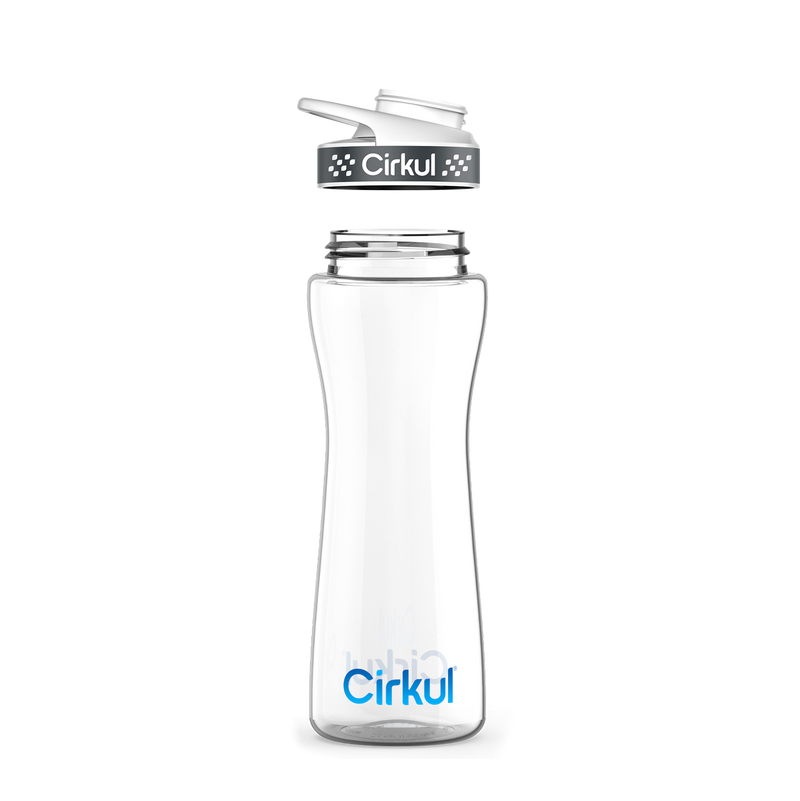 22oz. Plastic Bottle & Comfort Grip Lid (DF2K)