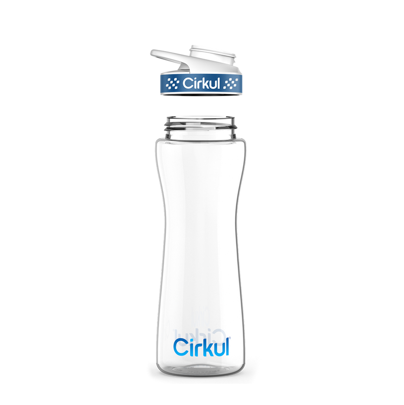 22oz. Plastic Bottle & Comfort Grip Lid (DF2K)