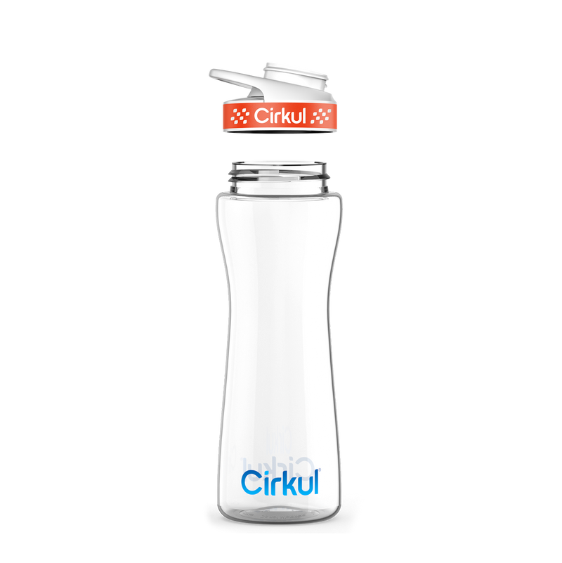 22oz. Plastic Bottle & Comfort Grip Lid (DF2K)