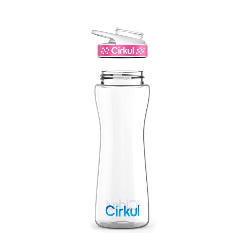 22oz. Plastic Bottle & Comfort Grip Lid (DF2K)