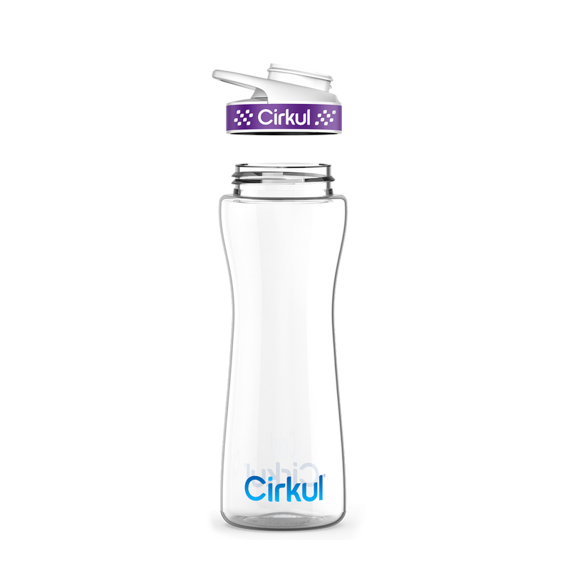 22oz. Plastic Bottle & Comfort Grip Lid (DF2K)
