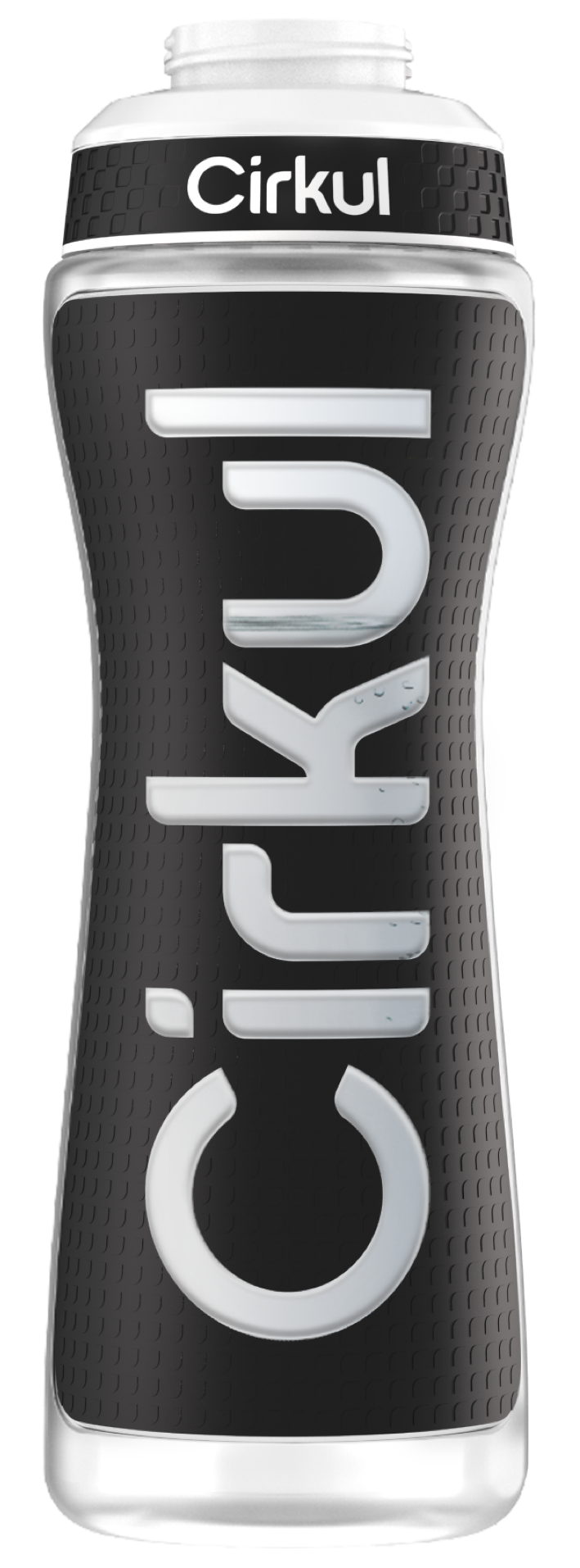 22oz. Grip Squeeze Plastic Bottle & Sport Lid (9G3B)