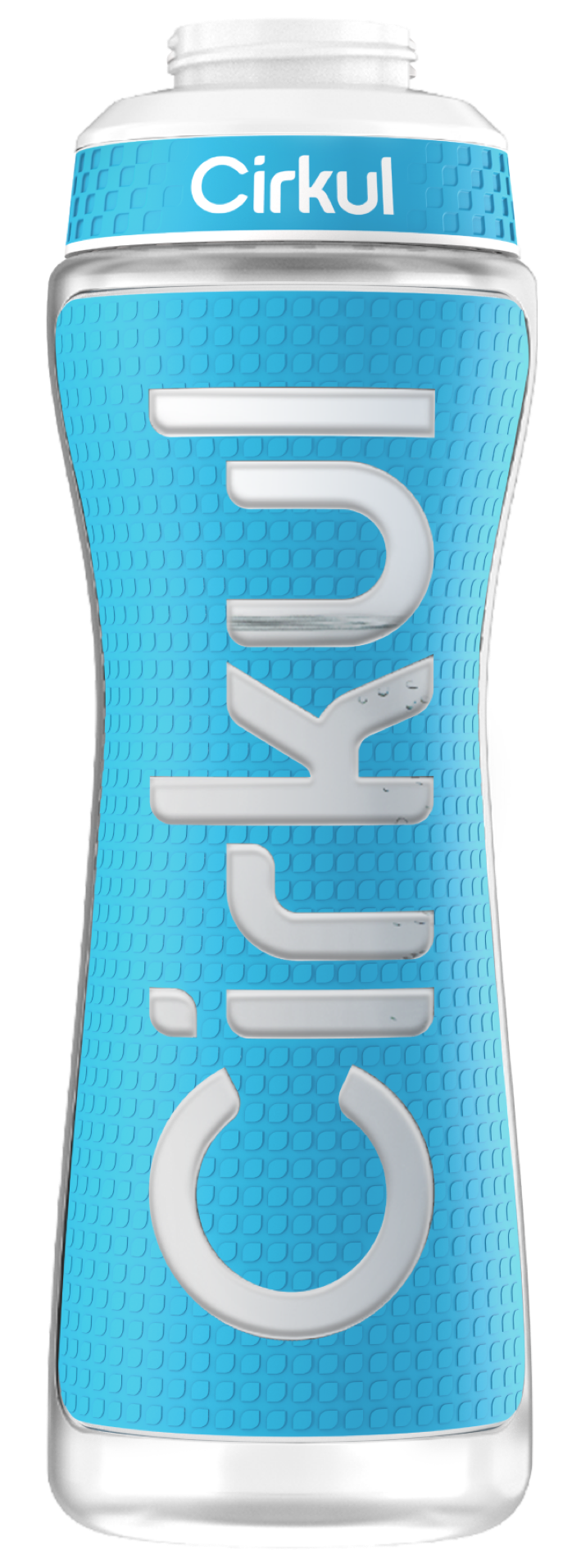 22oz. Grip Squeeze Plastic Bottle & Sport Lid (9G3B)