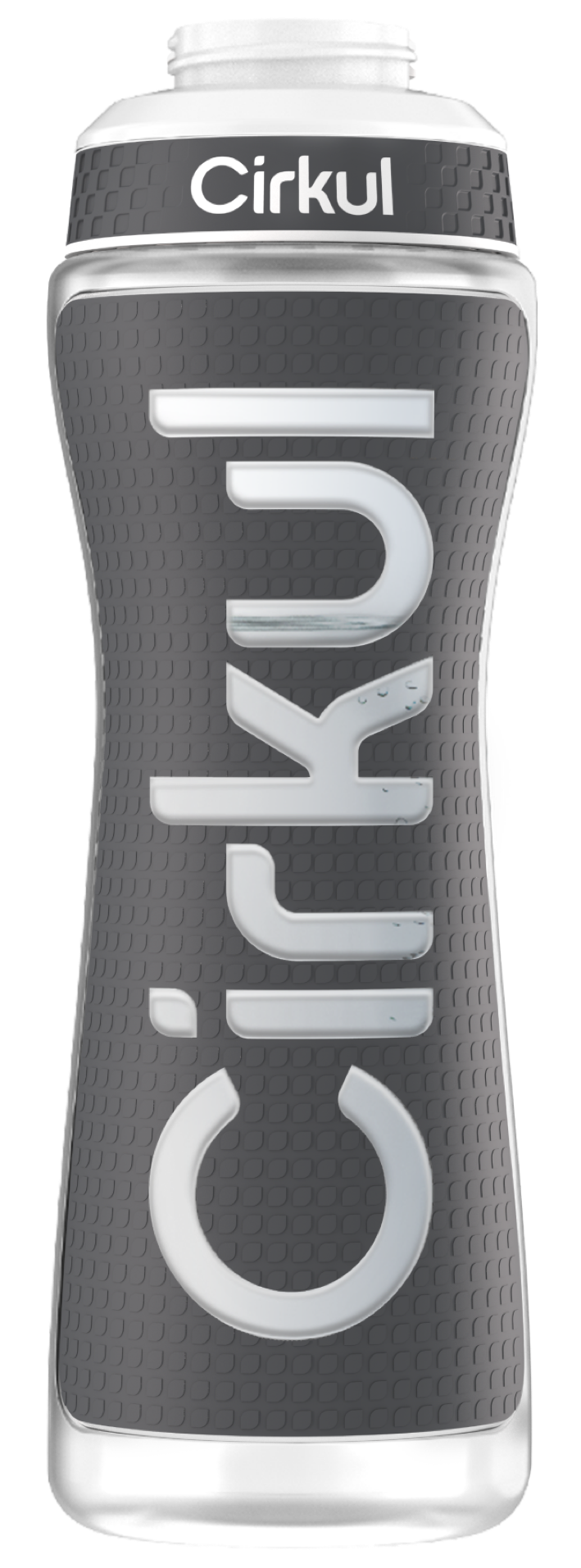22oz. Grip Squeeze Plastic Bottle & Sport Lid (9G3B)