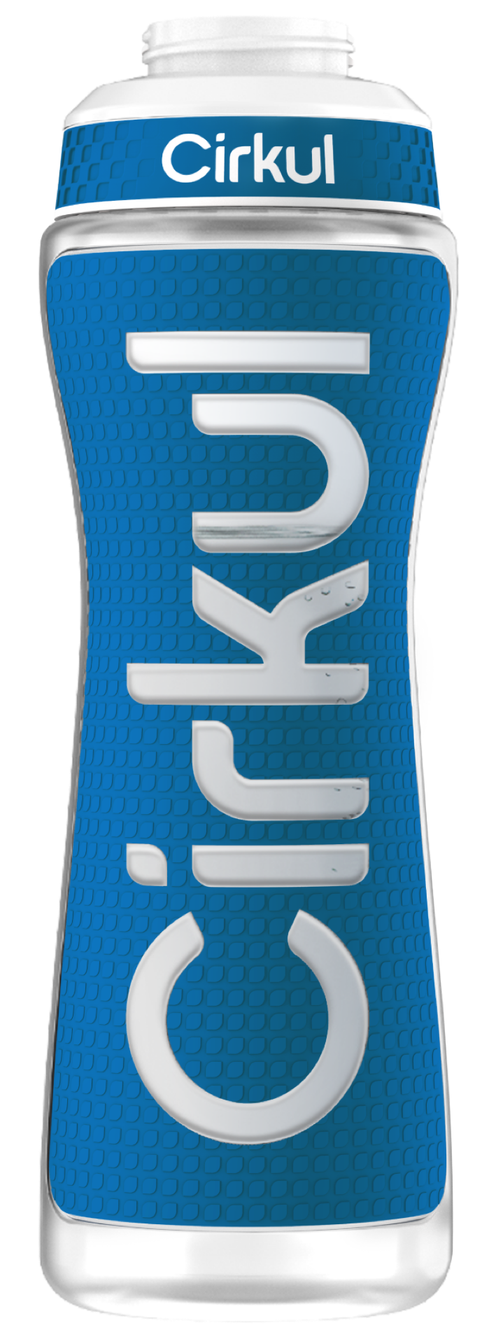 22oz. Grip Squeeze Plastic Bottle & Sport Lid (9G3B)