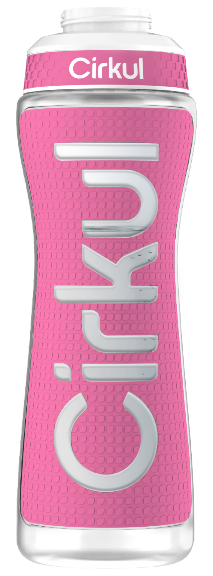 22oz. Grip Squeeze Plastic Bottle & Sport Lid (9G3B)