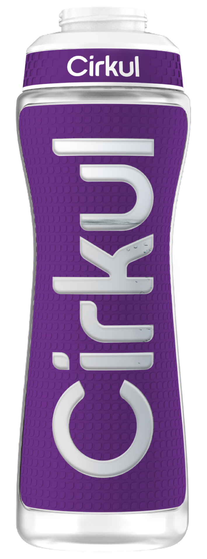 22oz. Grip Squeeze Plastic Bottle & Sport Lid (9G3B)