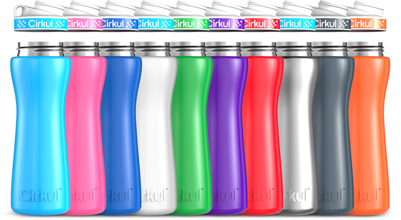 Custom 22oz. Stainless Steel Bottle & Comfort Grip Lid (E3EC)