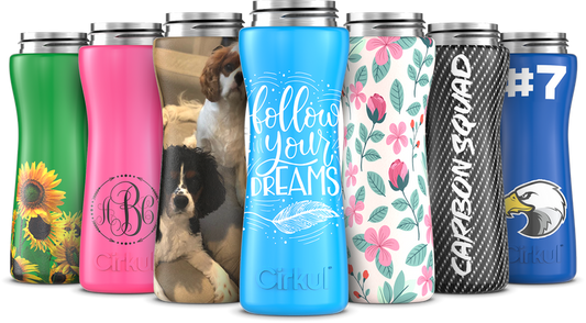 Custom 22oz. Stainless Steel Bottle & Comfort Grip Lid (E3EC)