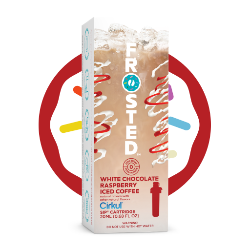 Frosted White Chocolate Raspberry Iced Coffee (FZJM)